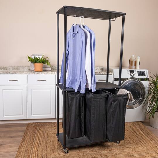 Household Essentials 3-Bag Laundry Center